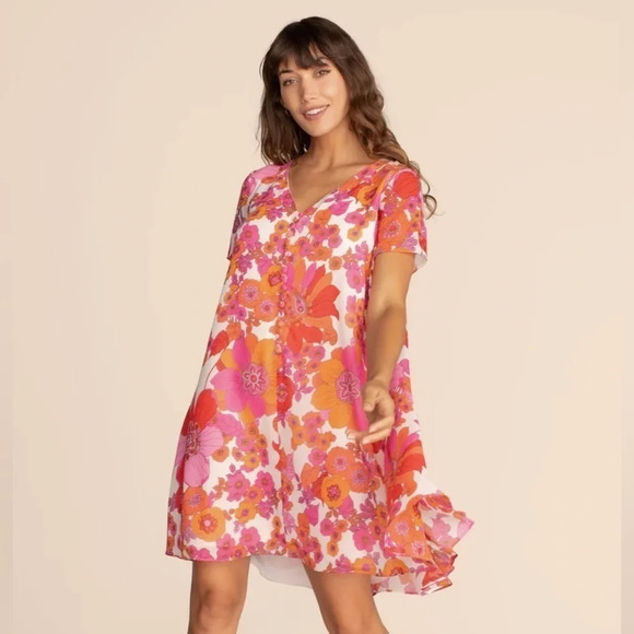 NWT Trina Turk Womens  Pansy Mini Dress - Picture 1 of 10
